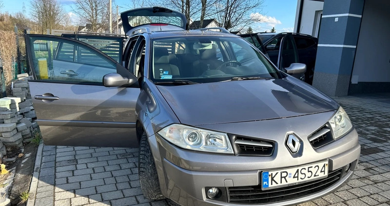 Renault Megane cena 10499 przebieg: 223000, rok produkcji 2008 z Kraków małe 781
